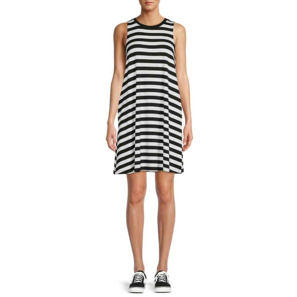 Time and Tru Women's Sleeveless Knit Dress